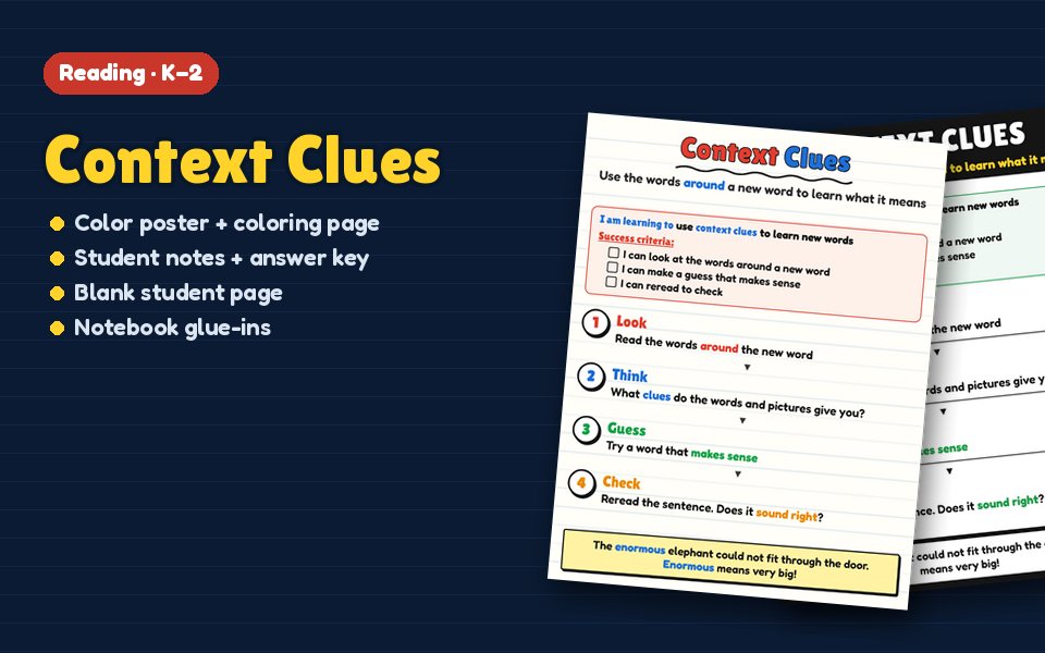 Context Clues: Look, Think, Guess, Check