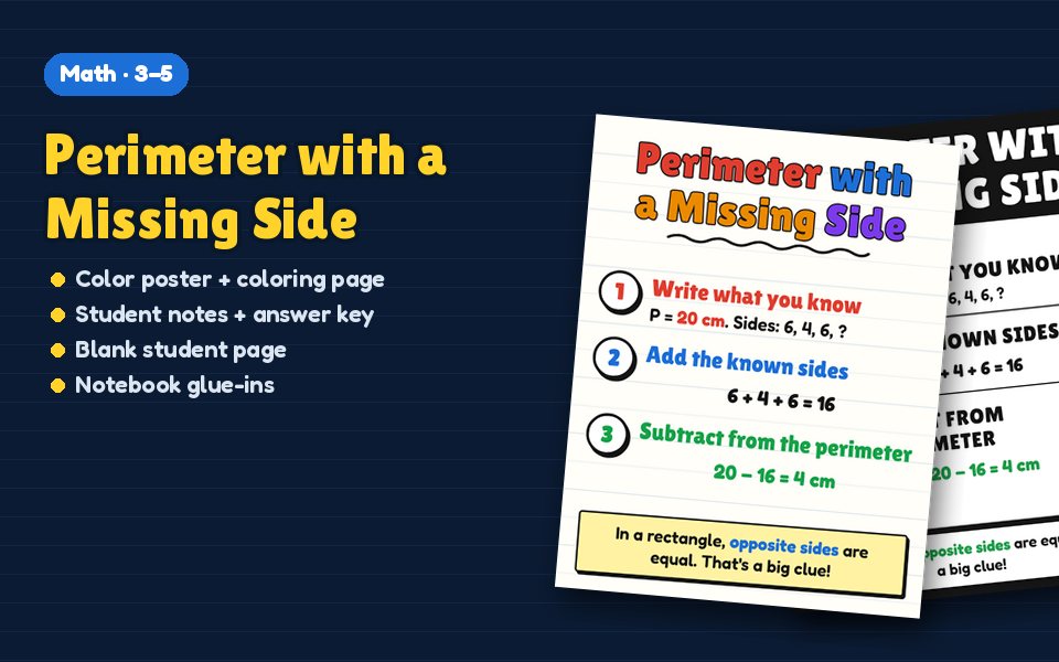 Perimeter with a Missing Side Anchor Chart