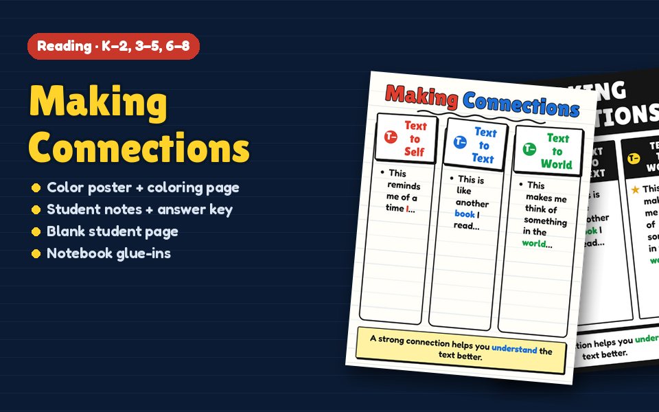 Making Connections Anchor Chart