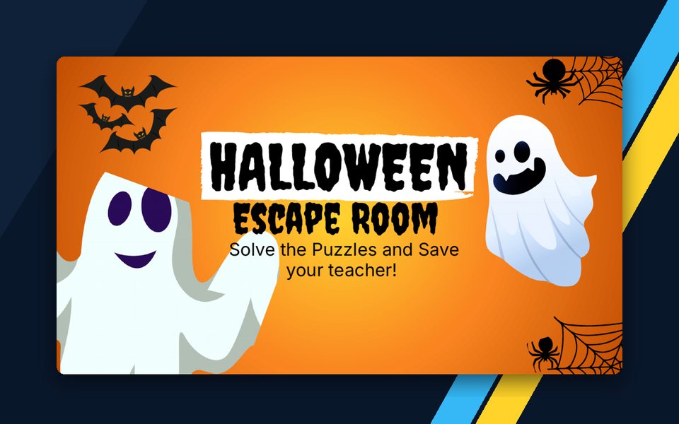 Halloween ELAR Escape Room: Ghost Teacher