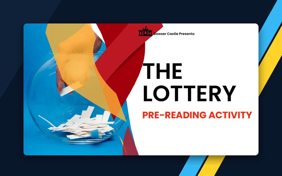 Pre-Reading Activity for "The Lottery"