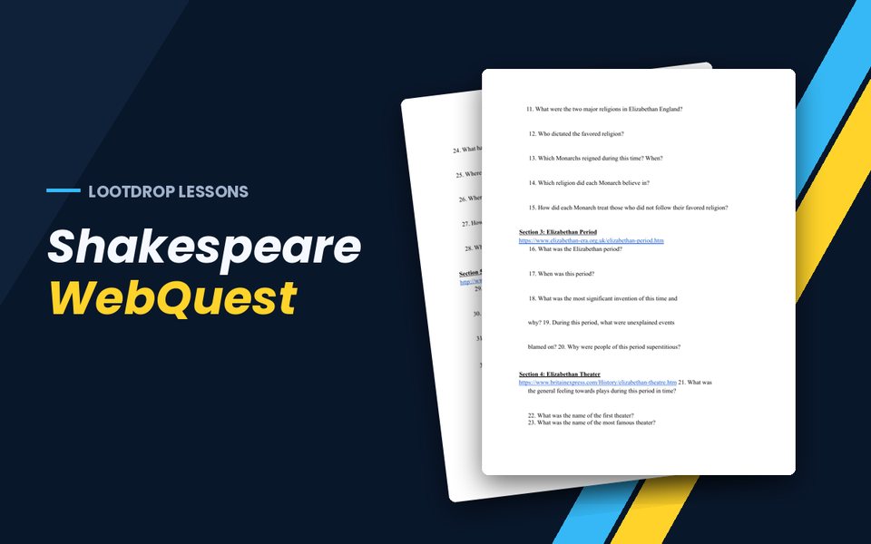 Shakespeare WebQuest