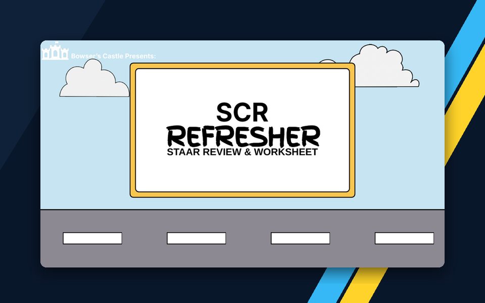 STAAR Refresher: Mastering SCR with RACE & CER