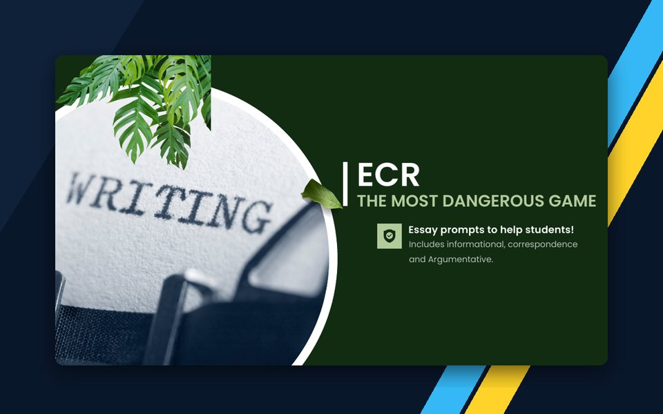 ECR Prompts for "The Most Dangerous Game"